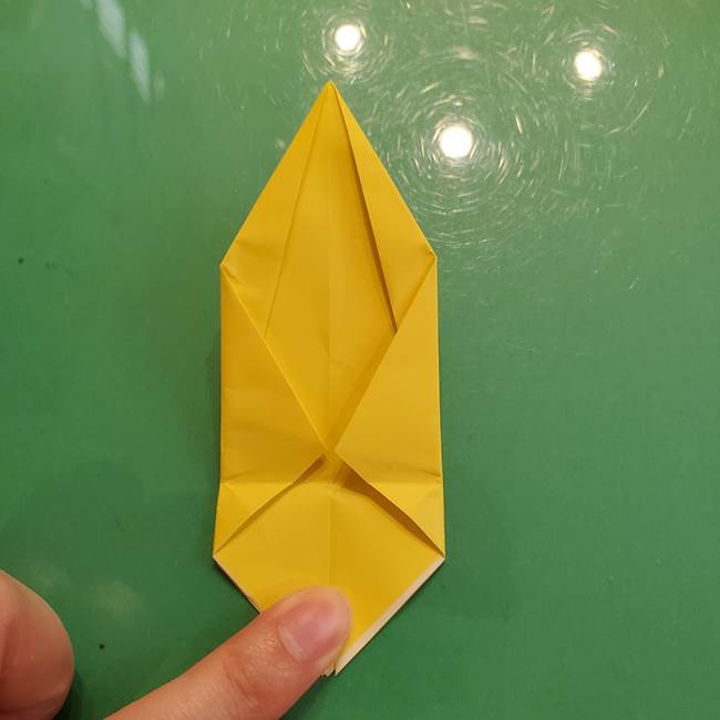 どんぐりの折り紙の折り方作り方(立体)②実(13)
