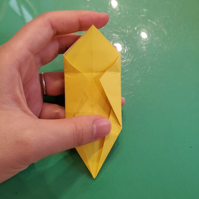 どんぐりの折り紙の折り方作り方(立体)②実(14)