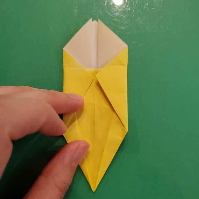 どんぐりの折り紙の折り方作り方(立体)②実(17)