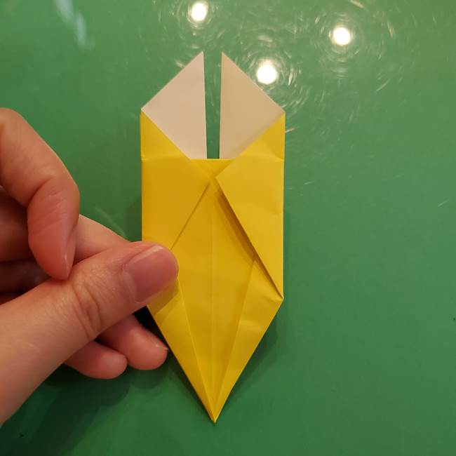 どんぐりの折り紙の折り方作り方(立体)②実(19)