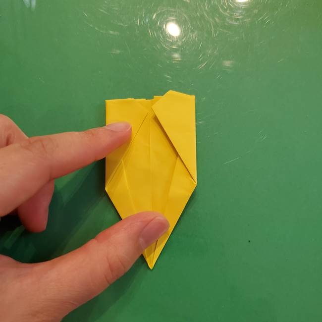 どんぐりの折り紙の折り方作り方(立体)②実(27)