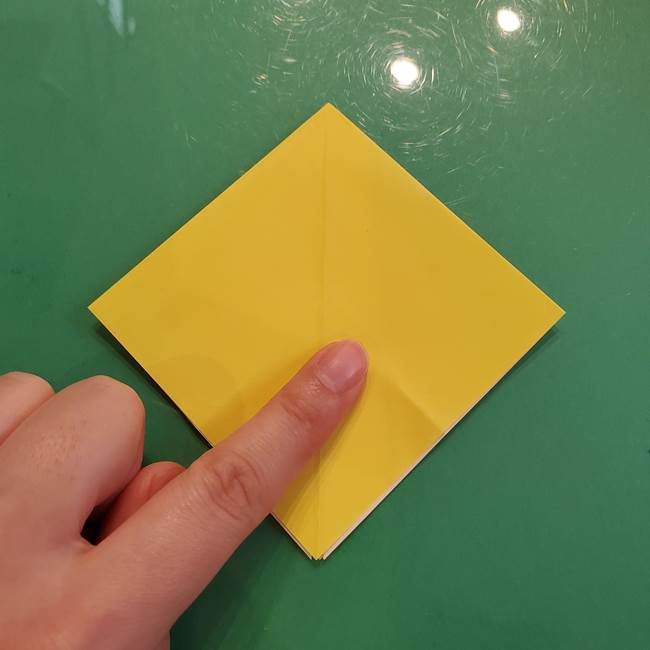 どんぐりの折り紙の折り方作り方(立体)②実(7)