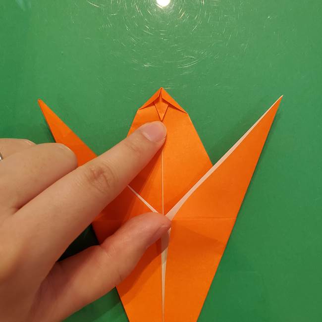 コオロギの折り紙(立体)の折り方作り方(19)