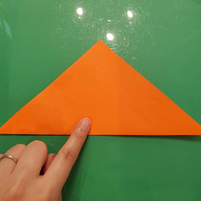 コオロギの折り紙(立体)の折り方作り方(2)