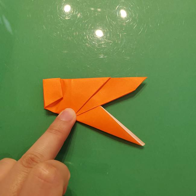 コオロギの折り紙(立体)の折り方作り方(27)