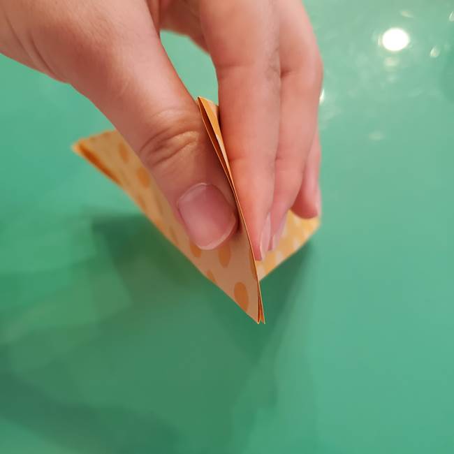 折り紙 キャンディーボックスの簡単な折り方作り方①折り方(10)