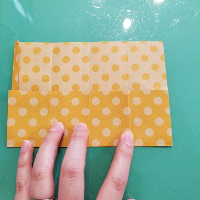 折り紙 キャンディーボックスの簡単な折り方作り方①折り方(12)