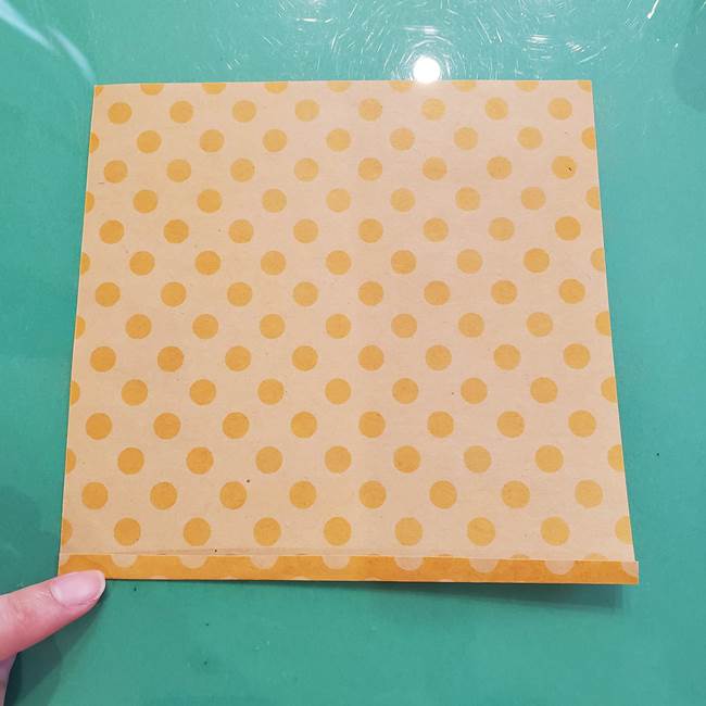 折り紙 キャンディーボックスの簡単な折り方作り方①折り方(3)
