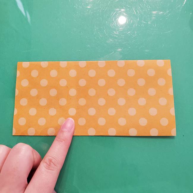 折り紙 キャンディーボックスの簡単な折り方作り方①折り方(4)