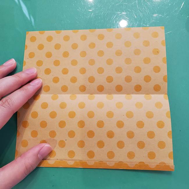 折り紙 キャンディーボックスの簡単な折り方作り方①折り方(5)