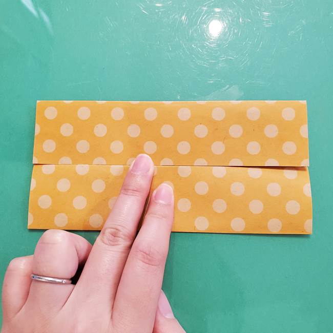 折り紙 キャンディーボックスの簡単な折り方作り方①折り方(6)