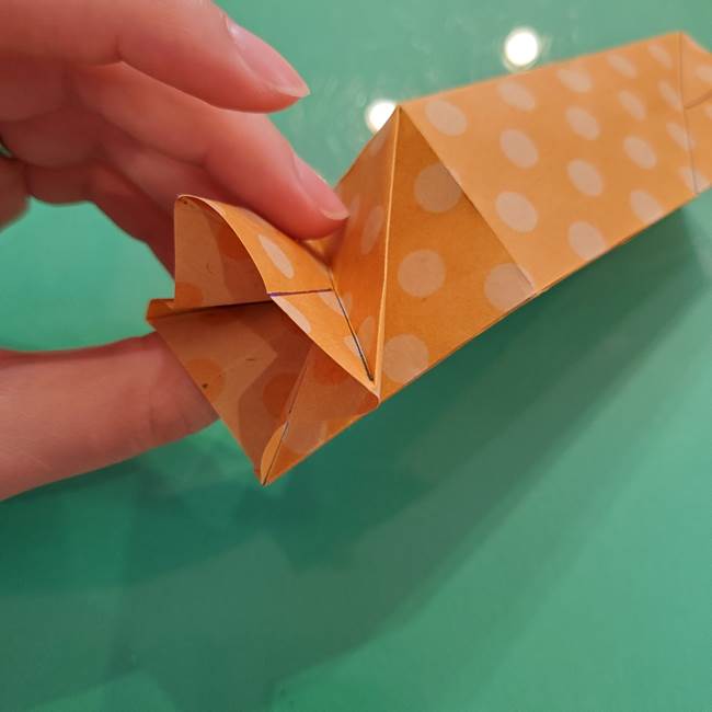 折り紙 キャンディーボックスの簡単な折り方作り方②調整(2)