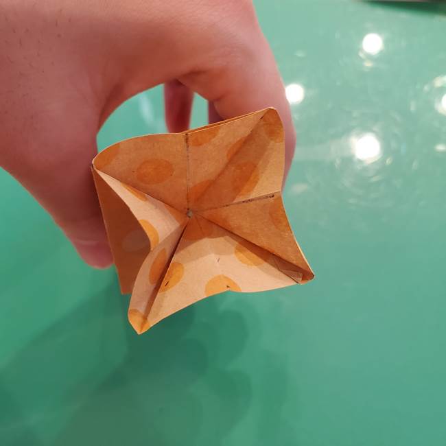 折り紙 キャンディーボックスの簡単な折り方作り方②調整(3)