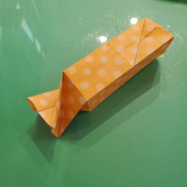 折り紙 キャンディーボックスの簡単な折り方作り方②調整(4)