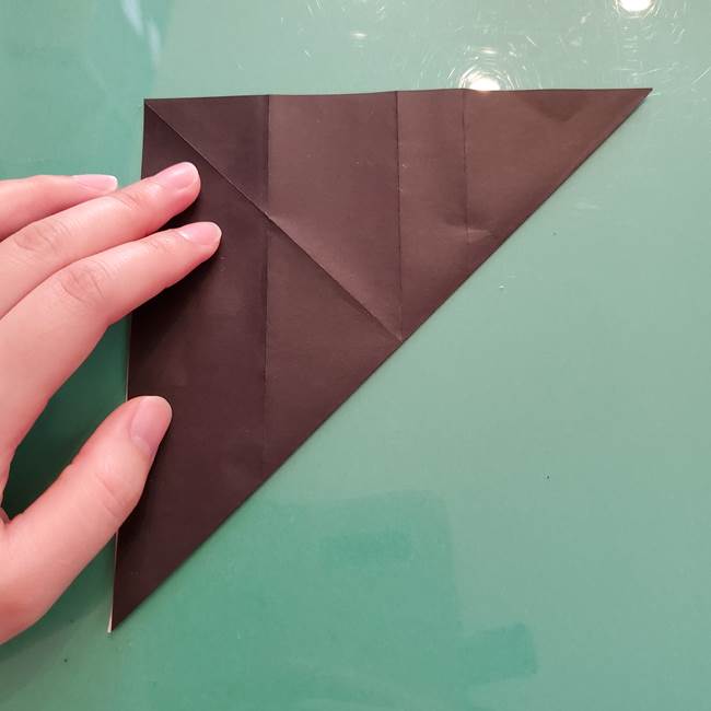 折り紙のコウモリがリアル！折り方作り方(立体)①前半(10)