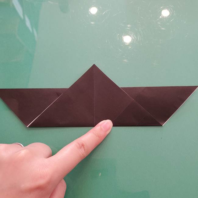 折り紙のコウモリがリアル！折り方作り方(立体)①前半(12)