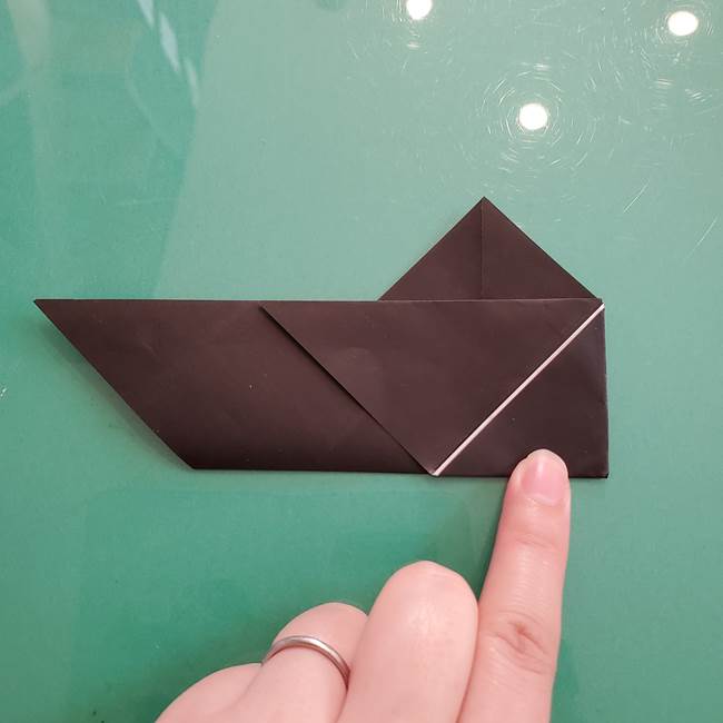 折り紙のコウモリがリアル！折り方作り方(立体)①前半(14)