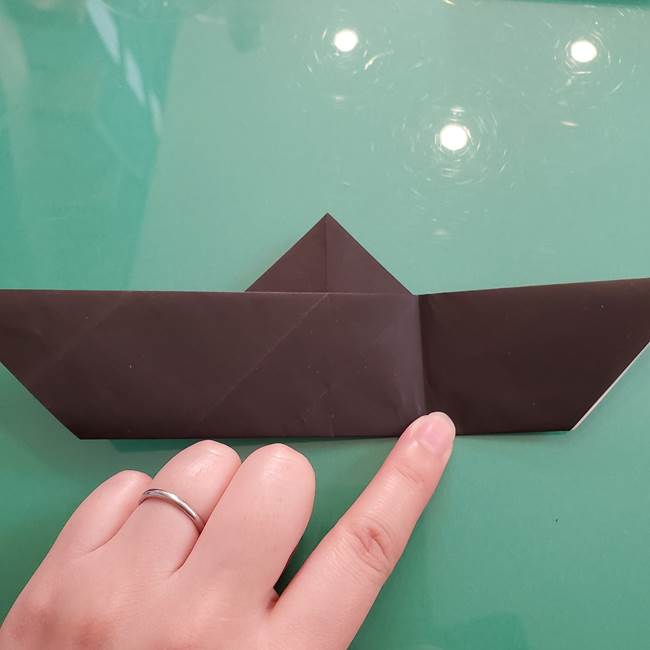折り紙のコウモリがリアル！折り方作り方(立体)①前半(15)