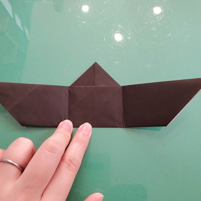 折り紙のコウモリがリアル！折り方作り方(立体)①前半(17)