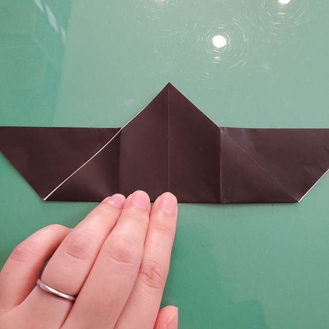折り紙のコウモリがリアル！折り方作り方(立体)①前半(18)