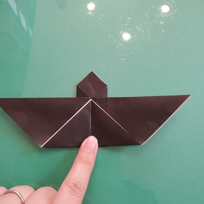 折り紙のコウモリがリアル！折り方作り方(立体)①前半(20)