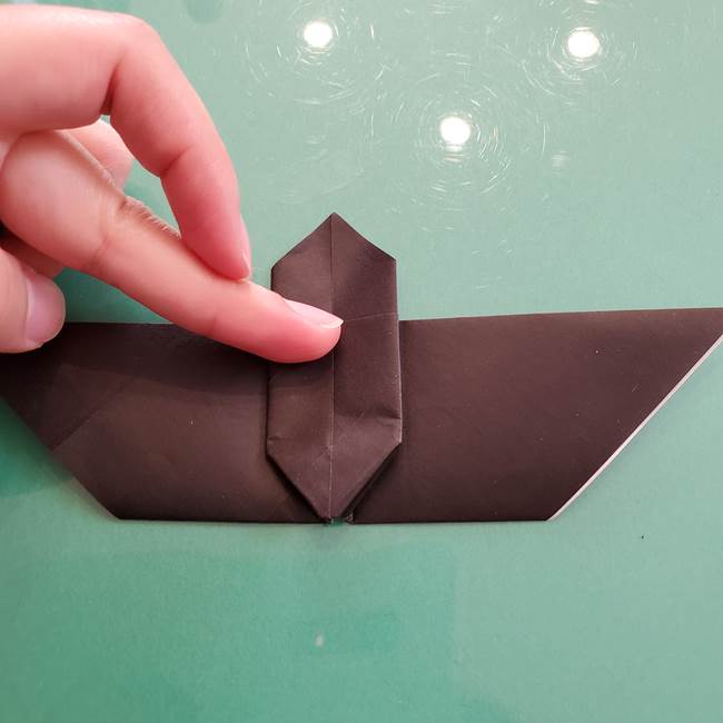 折り紙のコウモリがリアル！折り方作り方(立体)①前半(27)