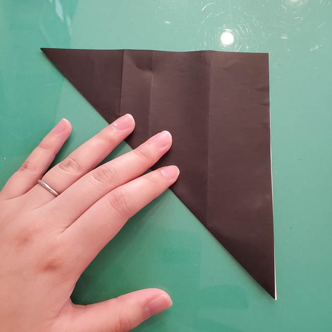 折り紙のコウモリがリアル！折り方作り方(立体)①前半(8)