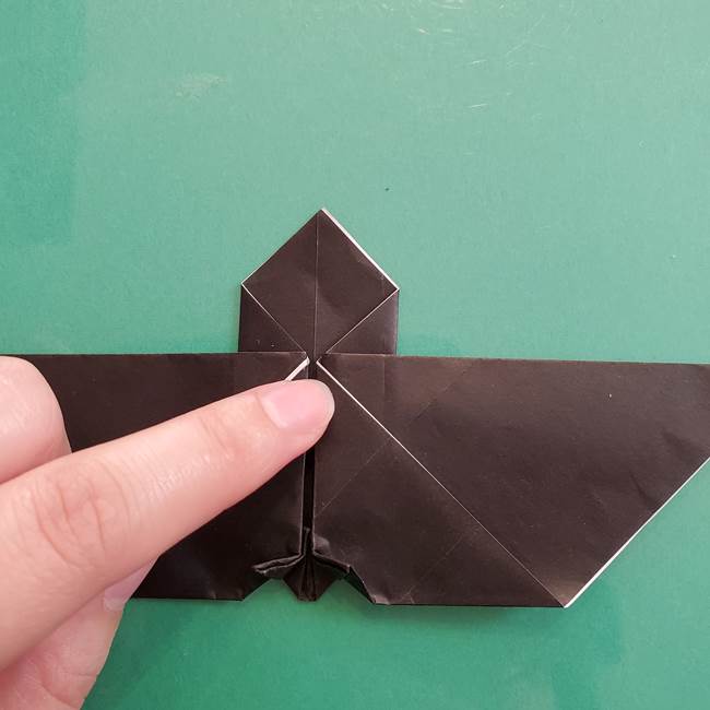 折り紙のコウモリがリアル！折り方作り方(立体)②後半(1)