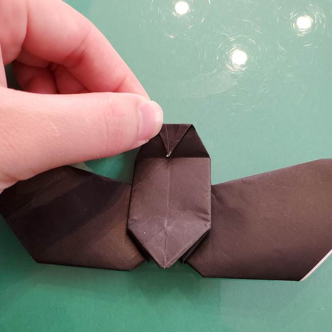 折り紙のコウモリがリアル！折り方作り方(立体)②後半(11)