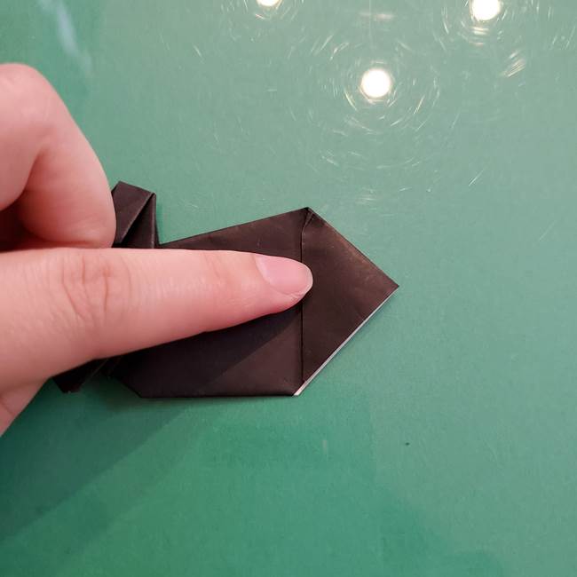 折り紙のコウモリがリアル！折り方作り方(立体)②後半(15)