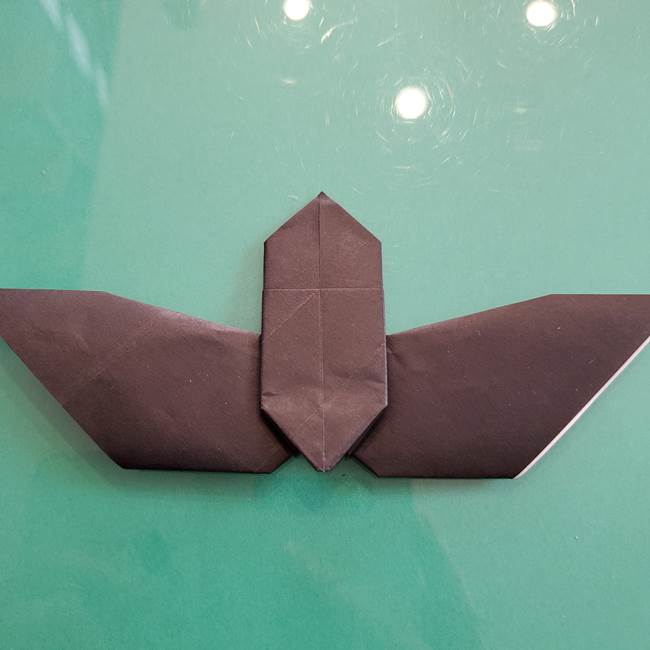 折り紙のコウモリがリアル！折り方作り方(立体)②後半(6)
