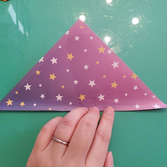 折り紙のペロペロキャンディの簡単な折り方作り方②スティック(3)
