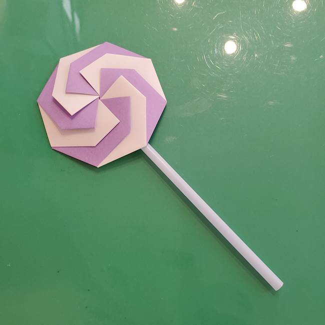 折り紙のペロペロキャンディの簡単な折り方作り方③完成(18)