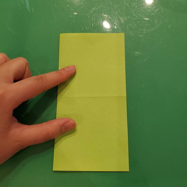 折り紙の梨 立体的でリアルな折り方作り方①前(4)