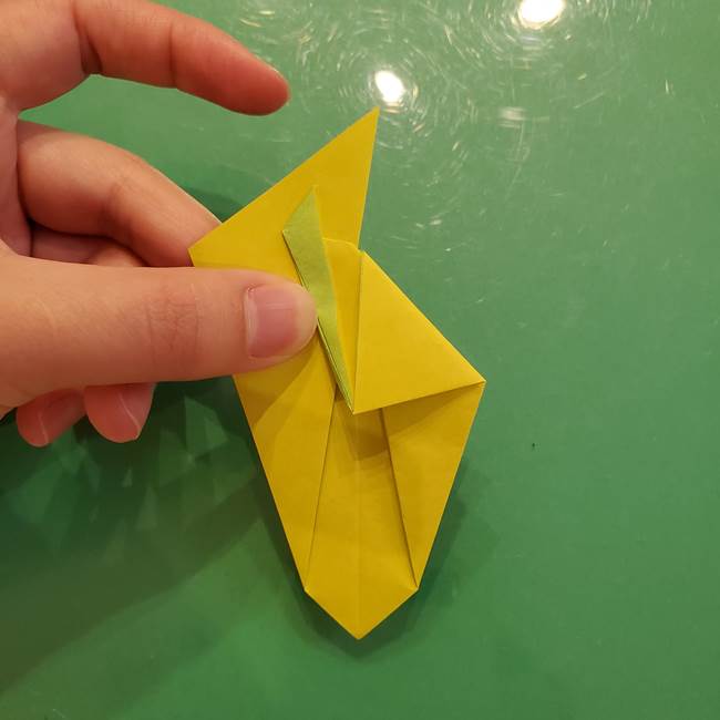 折り紙の梨 立体的でリアルな折り方作り方②後(10)