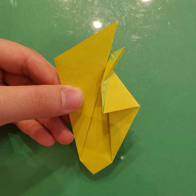 折り紙の梨 立体的でリアルな折り方作り方②後(12)
