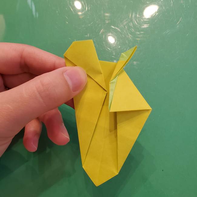 折り紙の梨 立体的でリアルな折り方作り方②後(14)