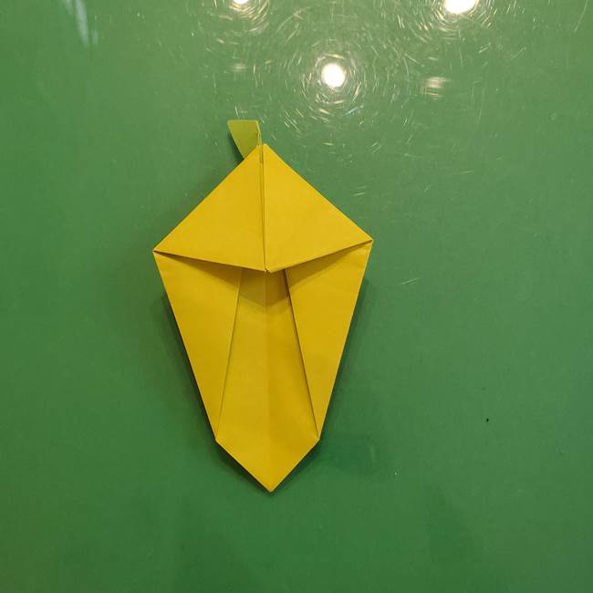 折り紙の梨 立体的でリアルな折り方作り方②後(19)
