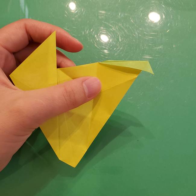 折り紙の梨 立体的でリアルな折り方作り方②後(9)