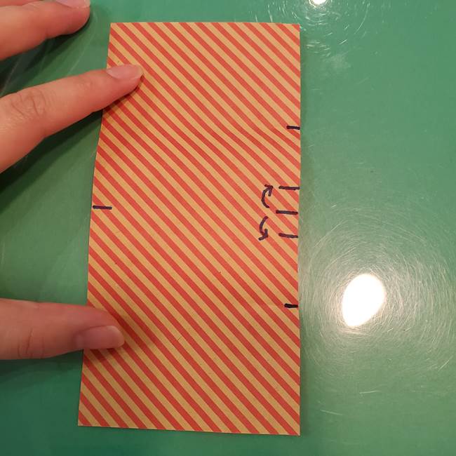 飴のラッピングできる折り紙の折り方(12)