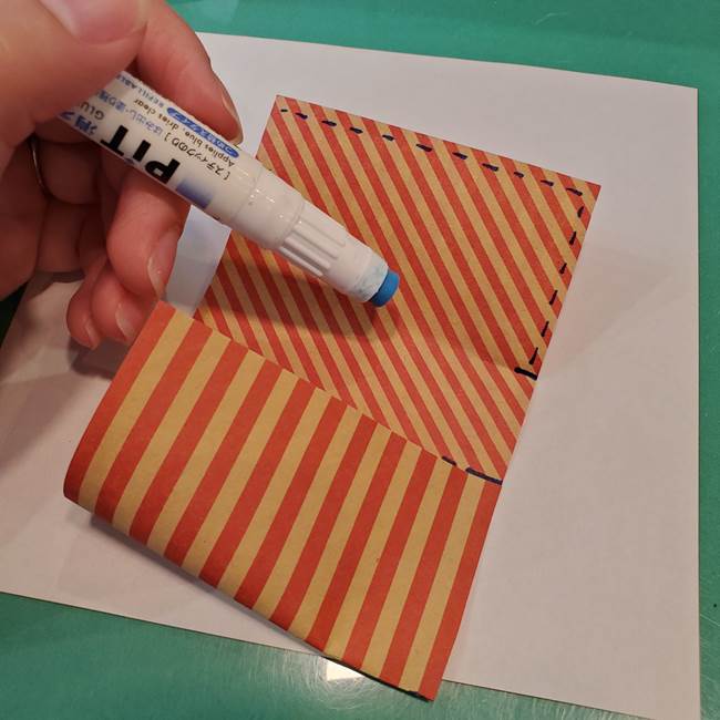 飴のラッピングできる折り紙の折り方(15)