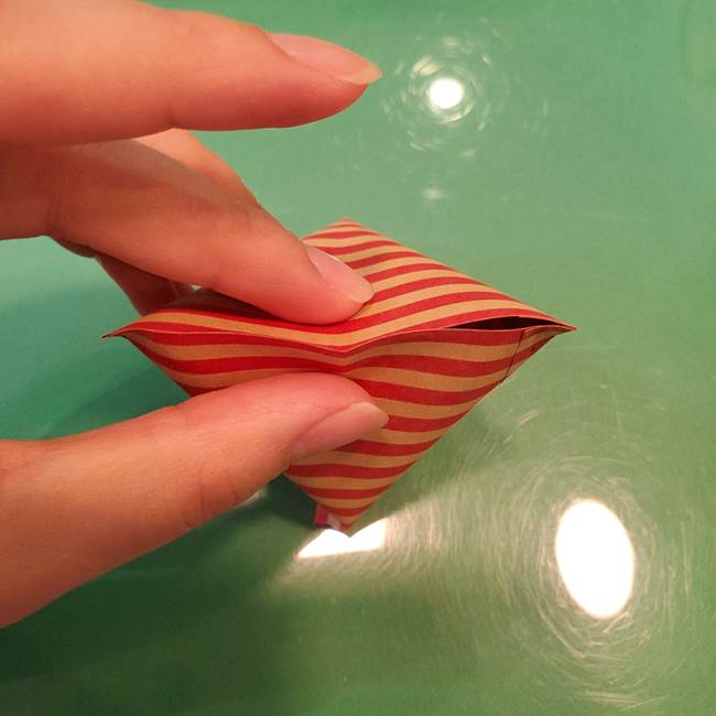 飴のラッピングできる折り紙の折り方(18)