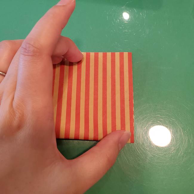 飴のラッピングできる折り紙の折り方(6)