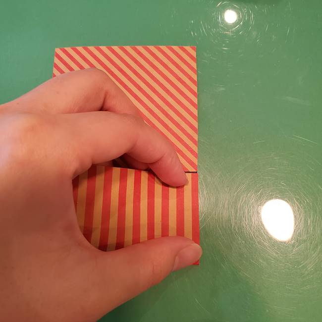 飴のラッピングできる折り紙の折り方(9)