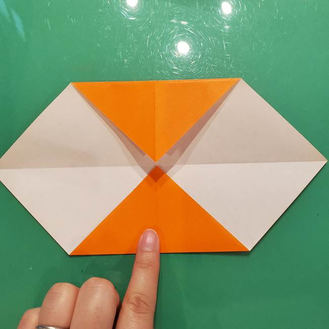 鮭の折り紙の折り方作り方①身(6)