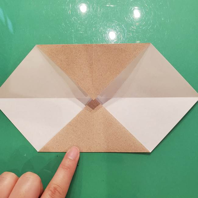 鮭の折り紙の折り方作り方②皮(2)