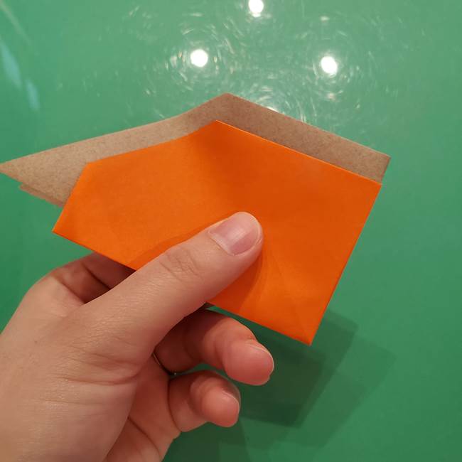 鮭の折り紙の折り方作り方③組み合わせ(3)