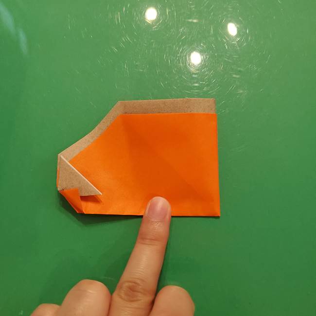 鮭の折り紙の折り方作り方③組み合わせ(7)