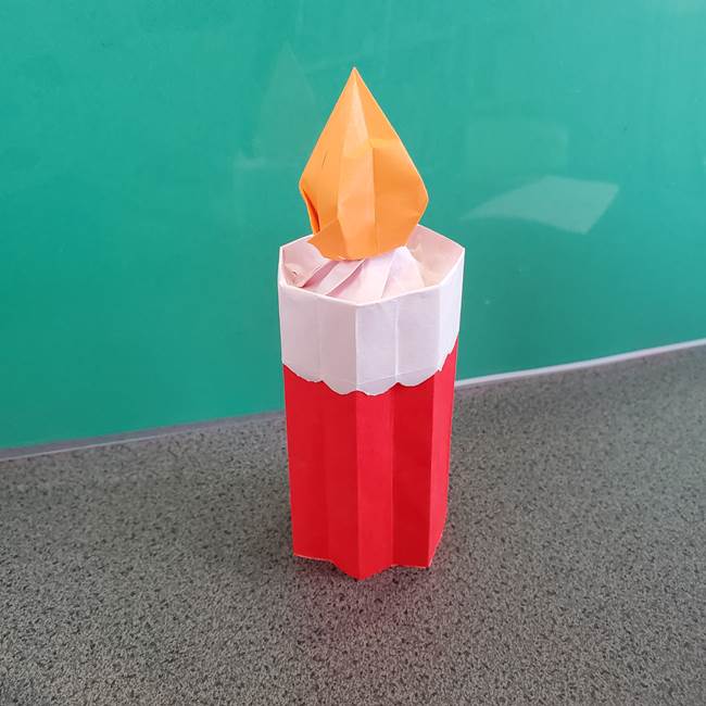 折り紙でろうそくを立体的につくる折り方は簡単 作り方を画像つきで紹介 子供と楽しむ折り紙 工作