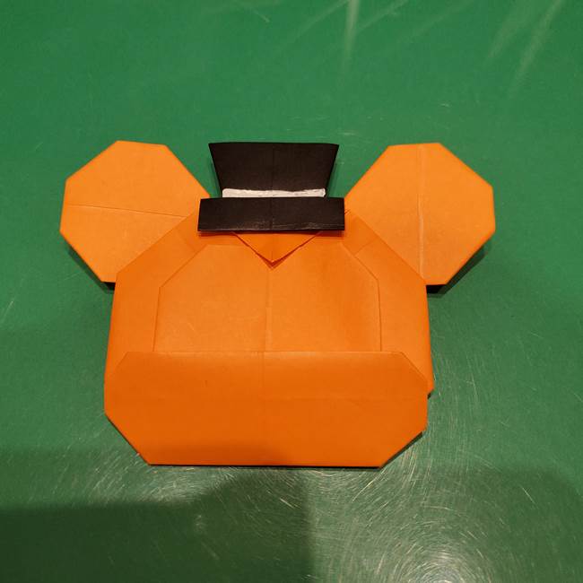 かぼちゃミッキーの折り紙＊折り方作り方③完成(2)